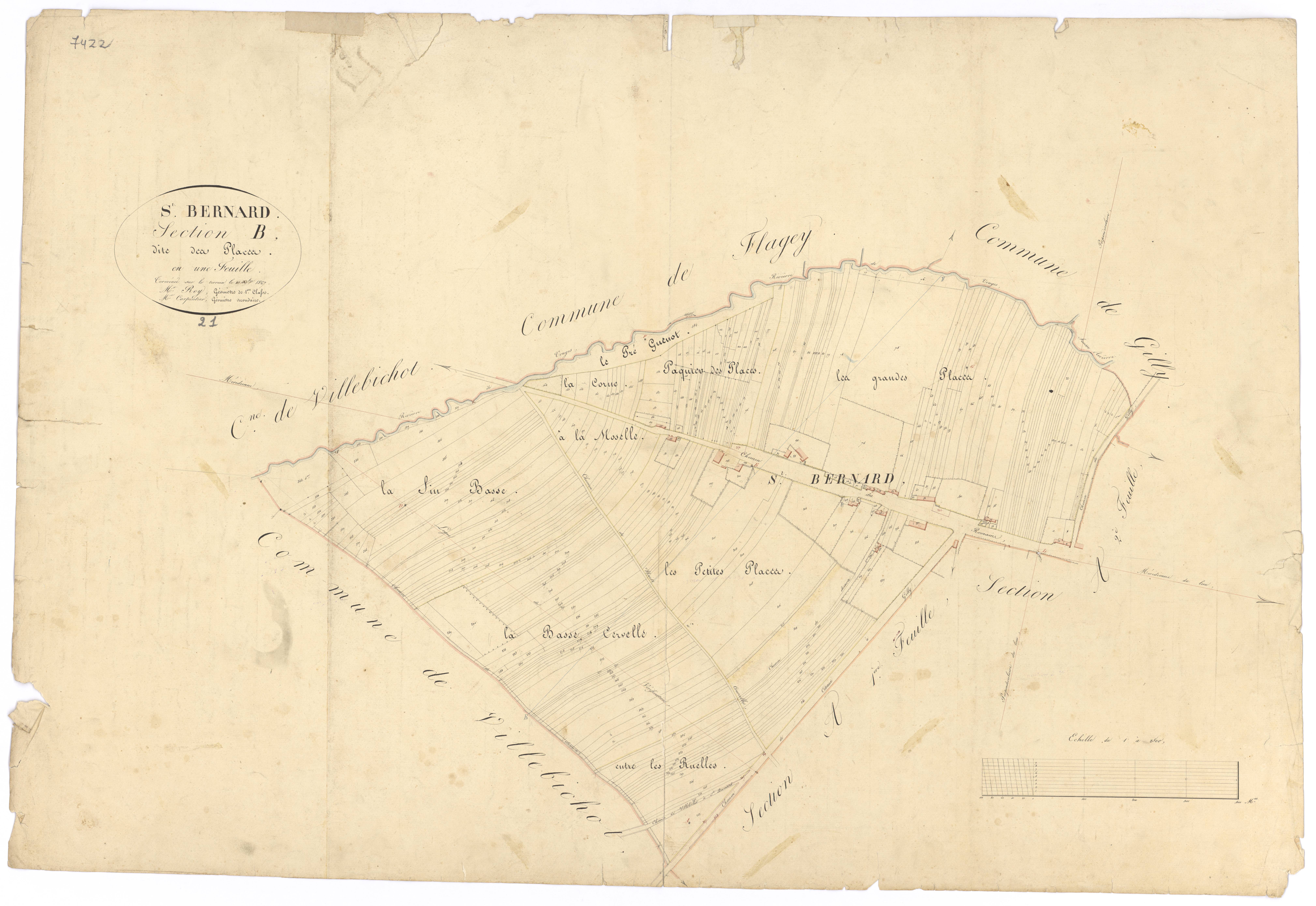 Saint-Bernard - Section B - 3 P PLAN 542/4