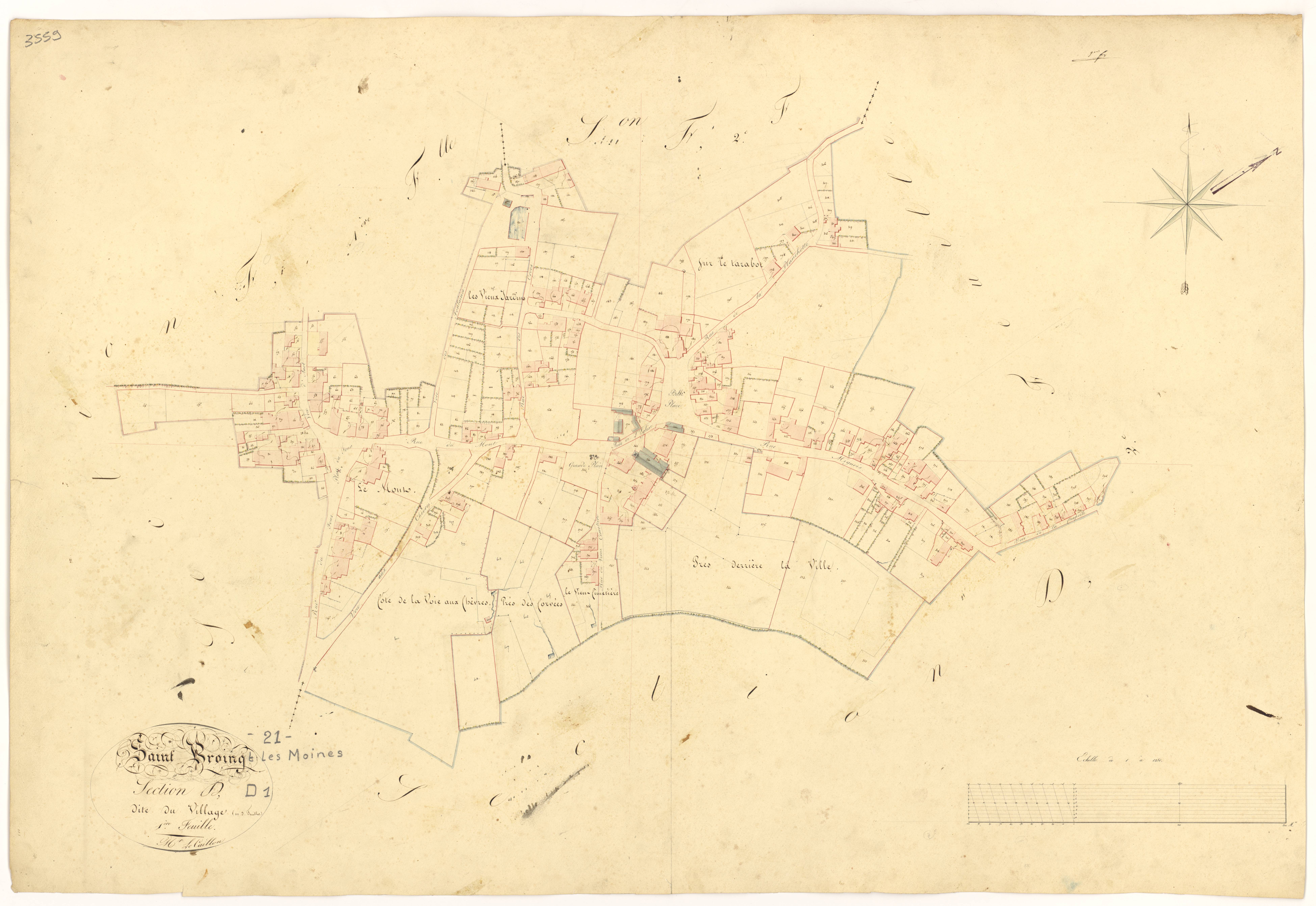 Saint-Broing-les-Moines - Section D1 - 3 P PLAN 543/6
