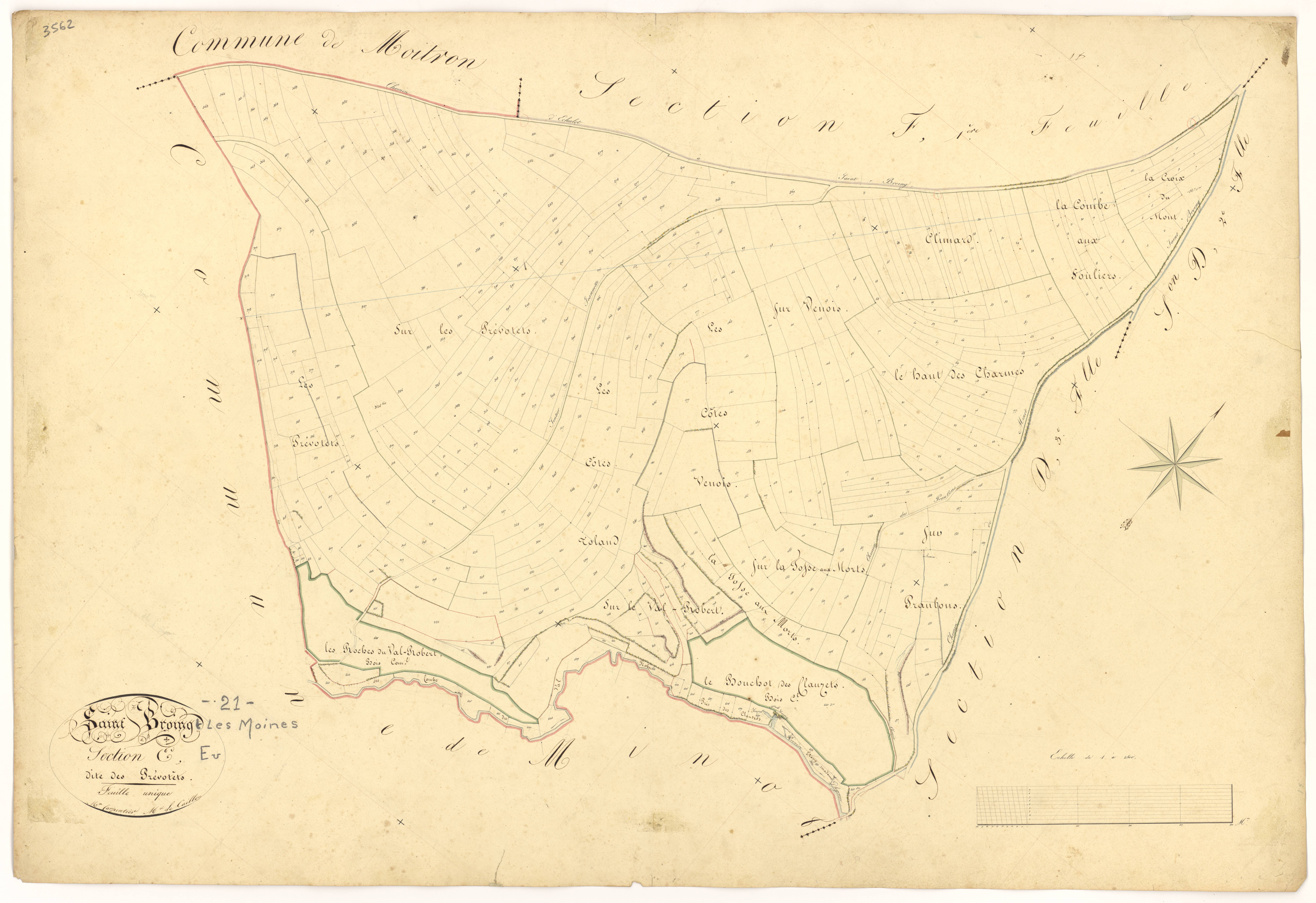 Saint-Broing-les-Moines - Section E - 3 P PLAN 543/9