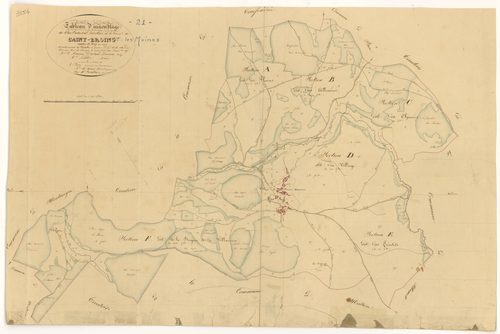 Saint-Broing-les-Moines - Tableau d'assemblage - 3 P PLAN 543/1