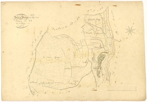Saint-Broing-les-Moines - Section D2 - 3 P PLAN 543/7