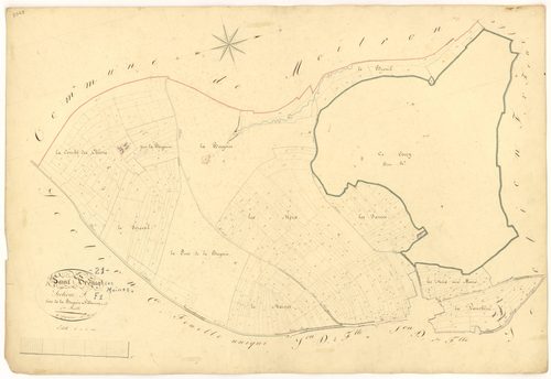 Saint-Broing-les-Moines - Section F1 - 3 P PLAN 543/10