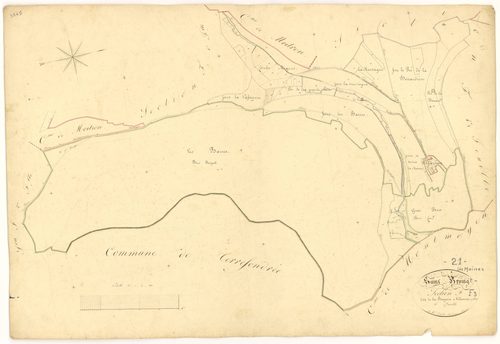 Saint-Broing-les-Moines - Section F3 - 3 P PLAN 543/12