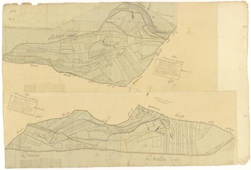 Sainte-Colombe-sur-Seine - Sections C2 et C3 - 3 P PLAN 546/6
