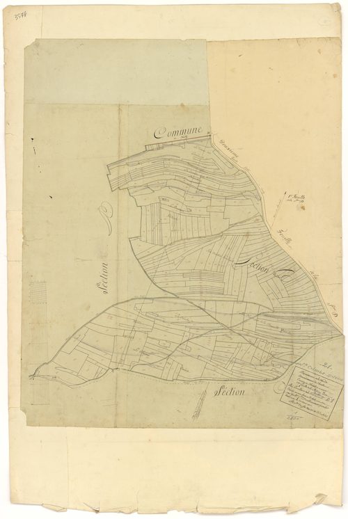 Sainte-Colombe-sur-Seine - Section D1 - 3 P PLAN 546/8