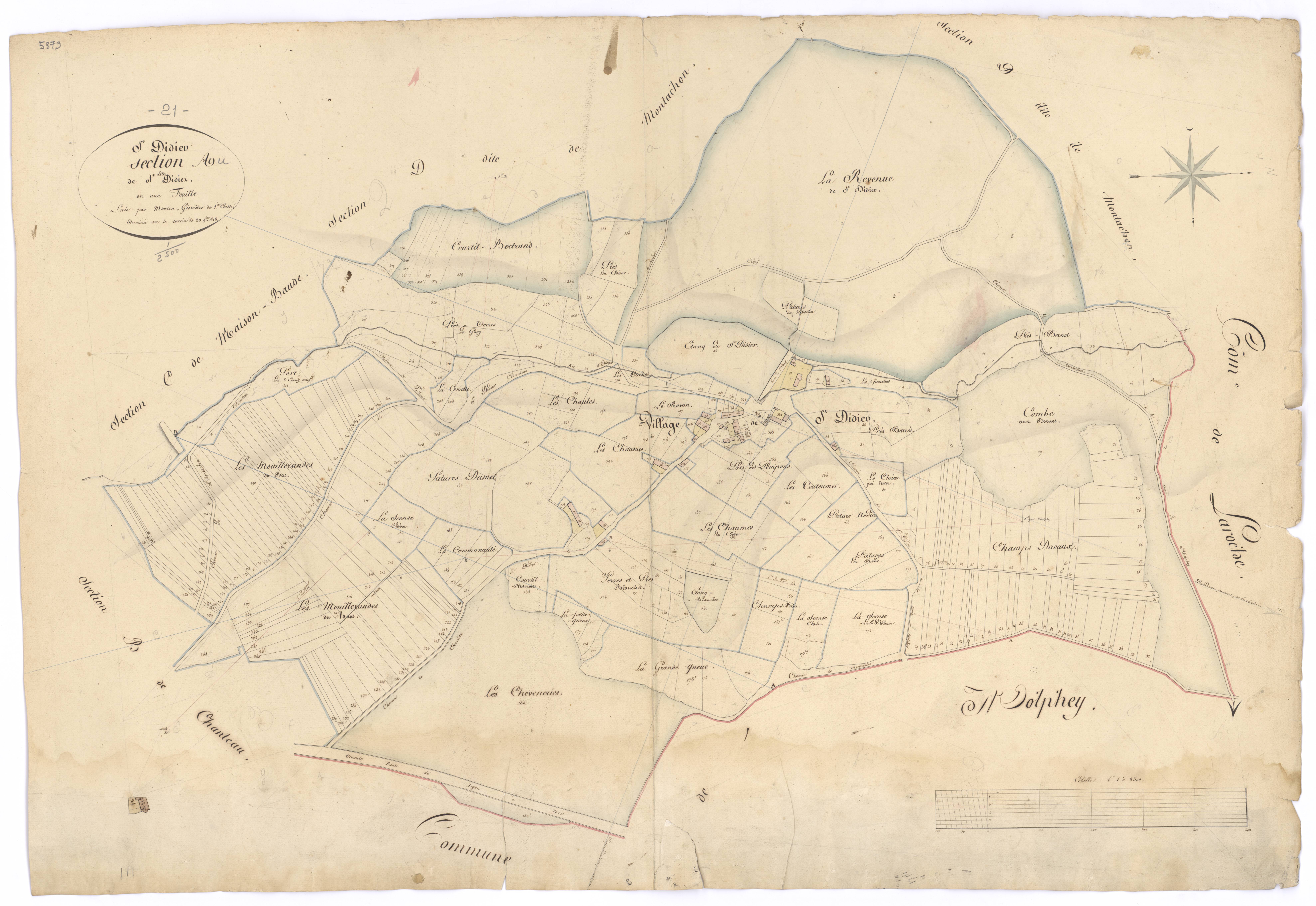 Saint-Didier - Section A - 3 P PLAN 544/2