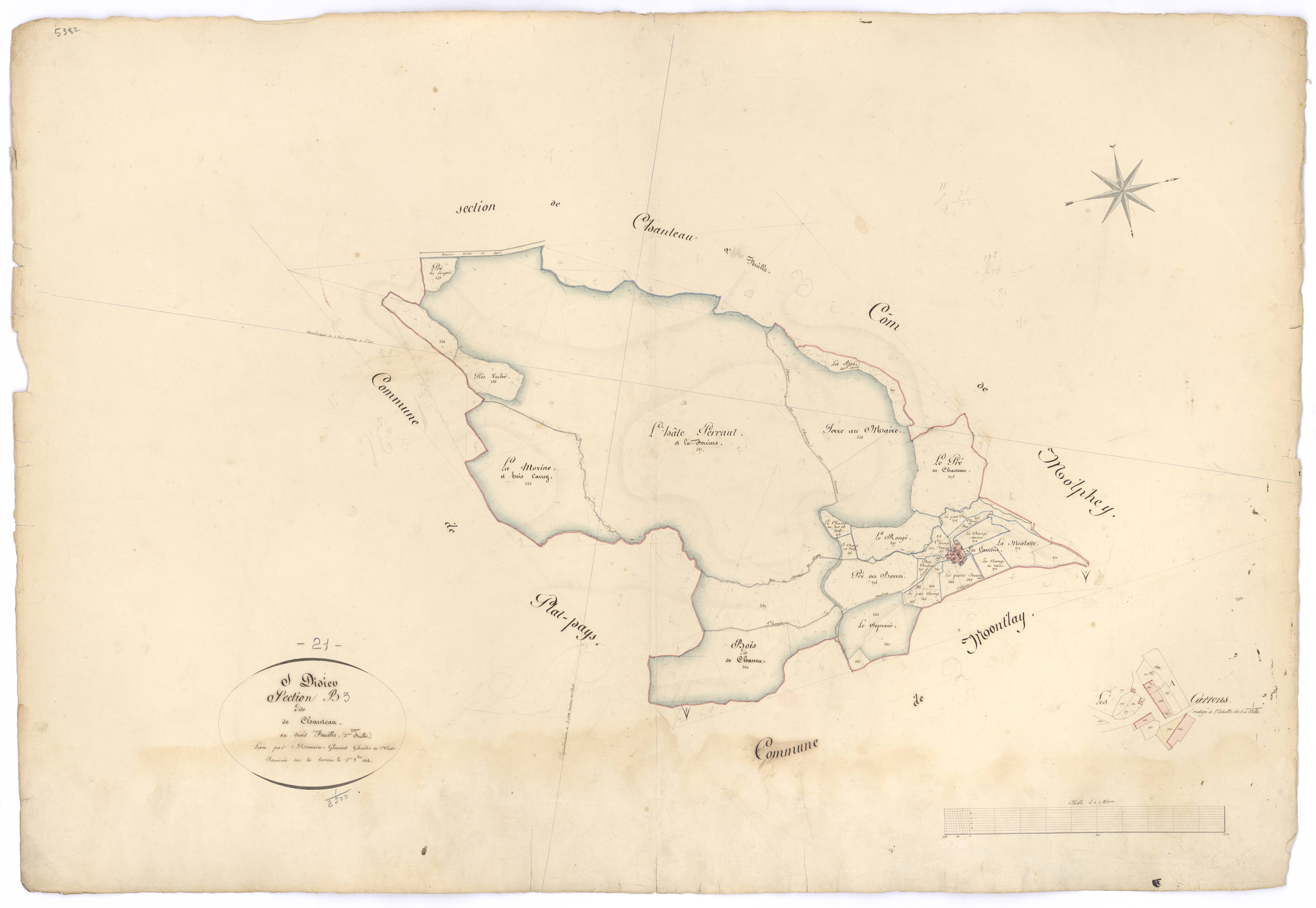 Saint-Didier - Section B3 - 3 P PLAN 544/5