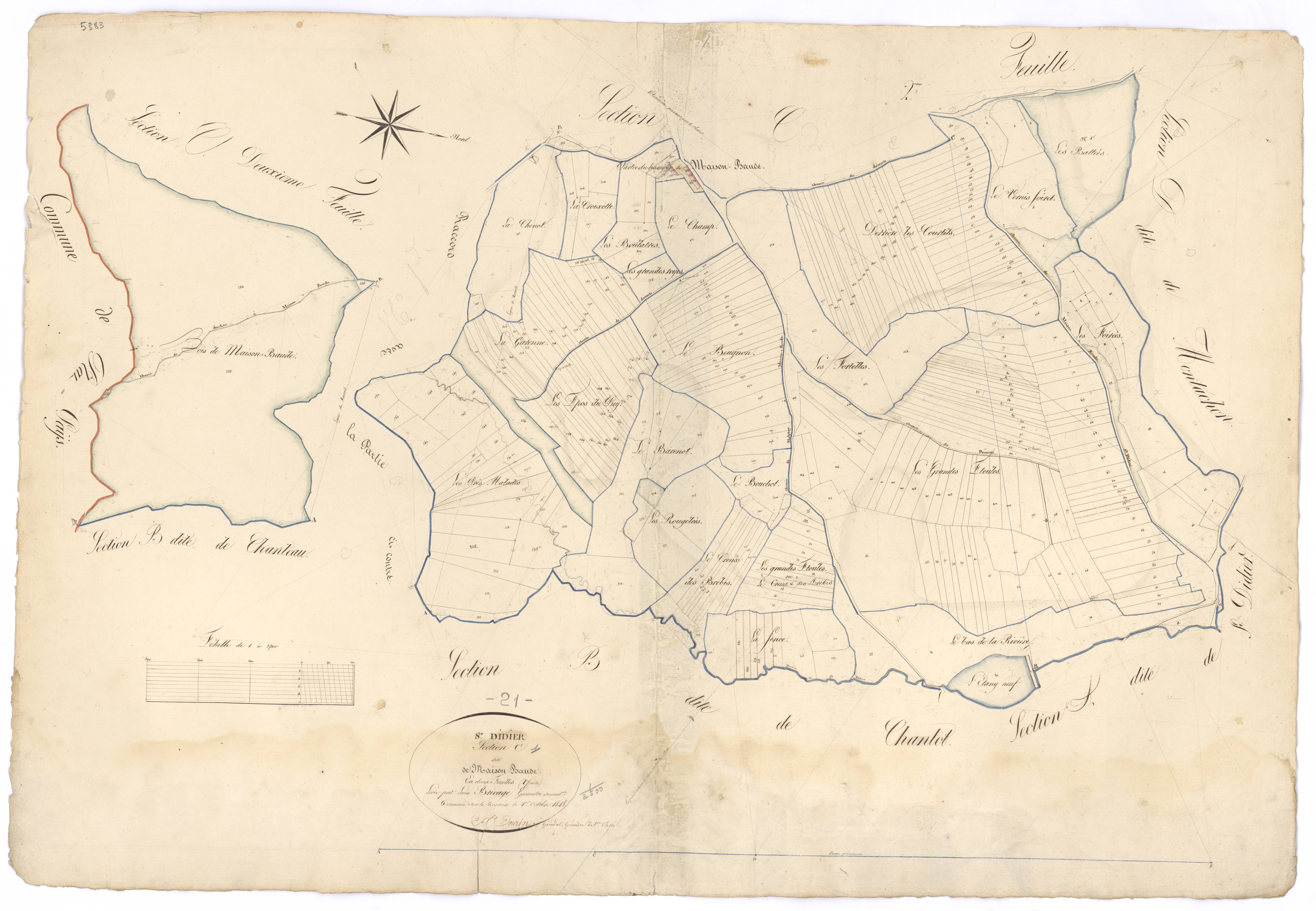 Saint-Didier - Section C1 - 3 P PLAN 544/6