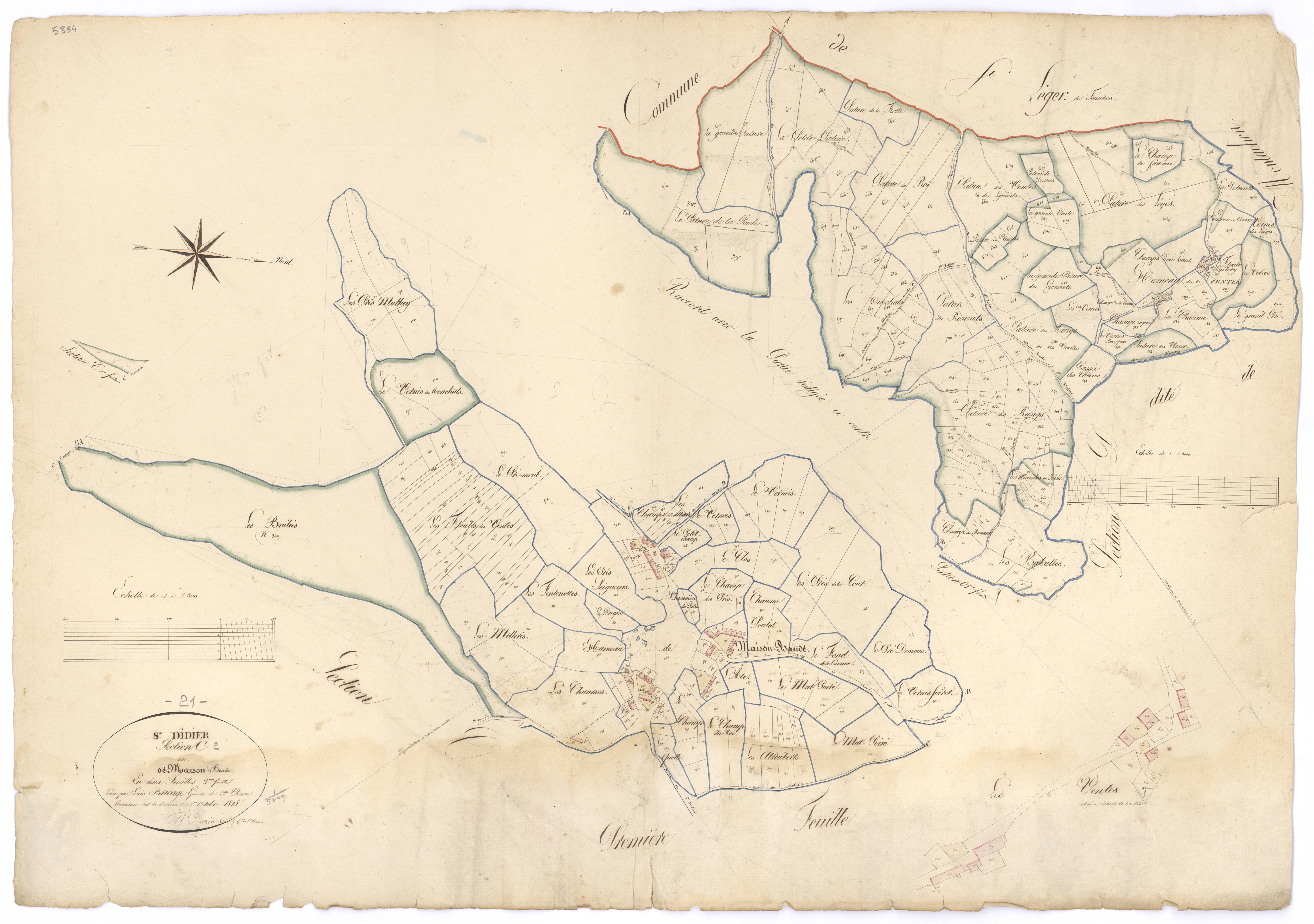 Saint-Didier - Section C2 - 3 P PLAN 544/7