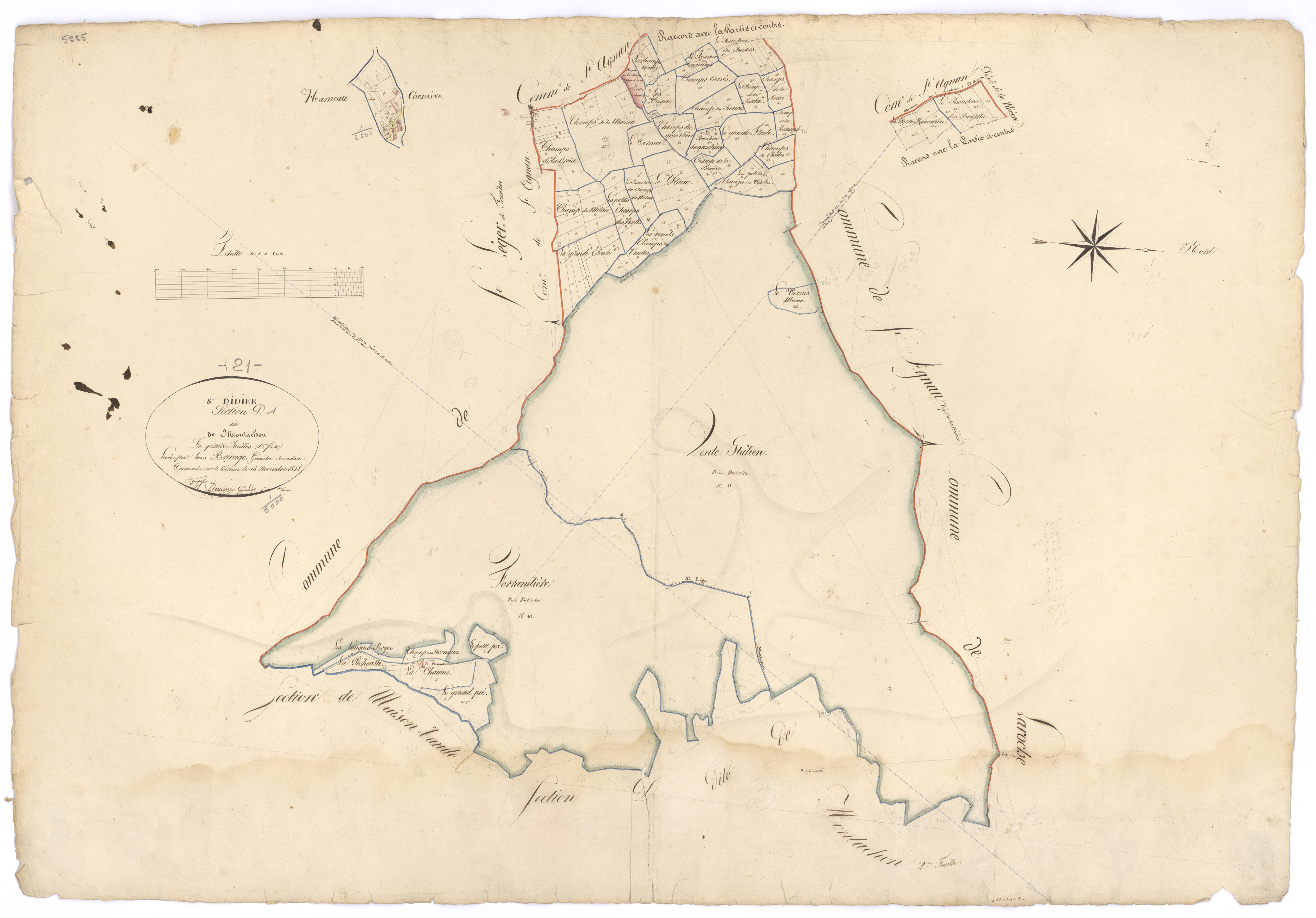 Saint-Didier - Section D1 - 3 P PLAN 544/8