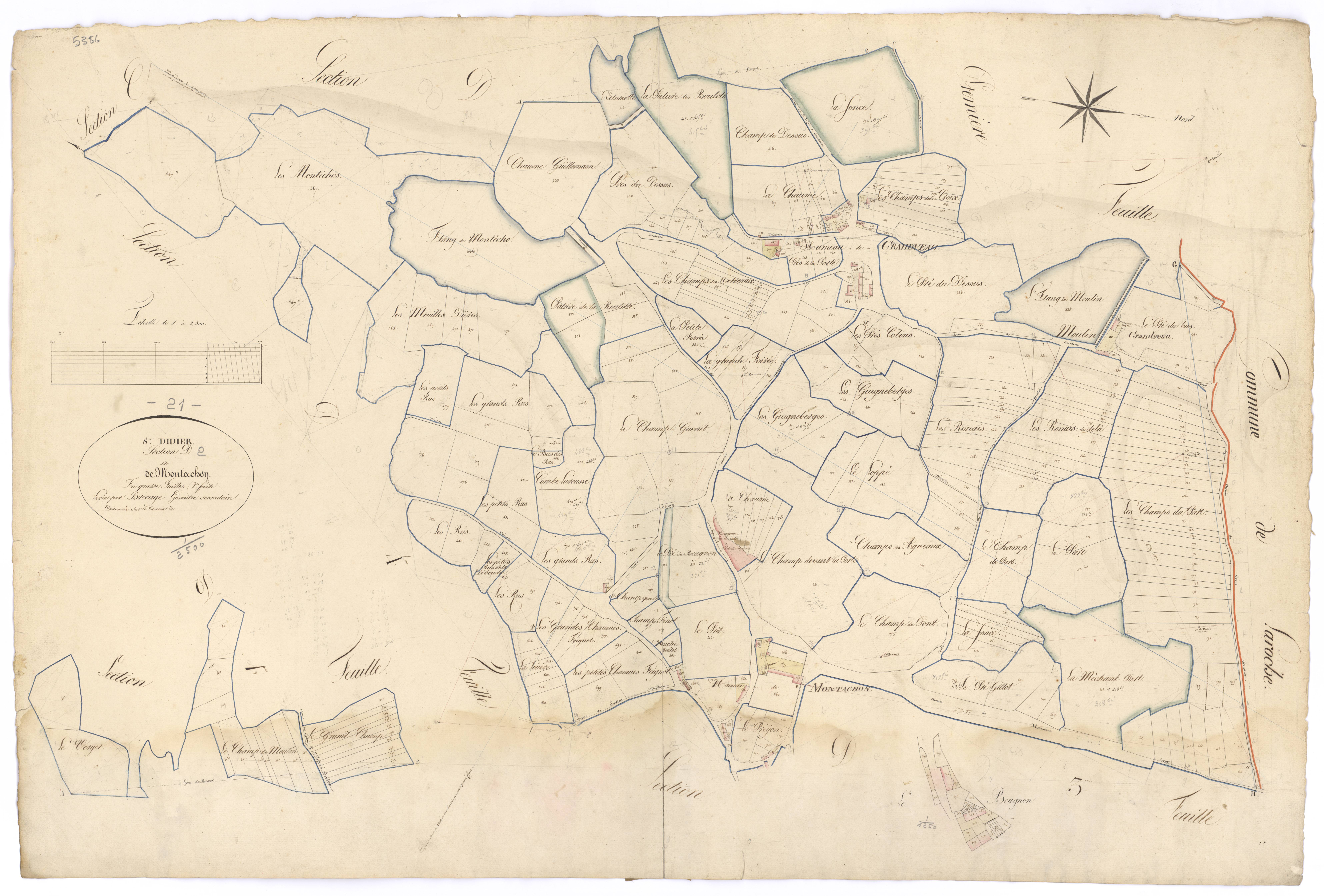 Saint-Didier - Section D2 - 3 P PLAN 544/9