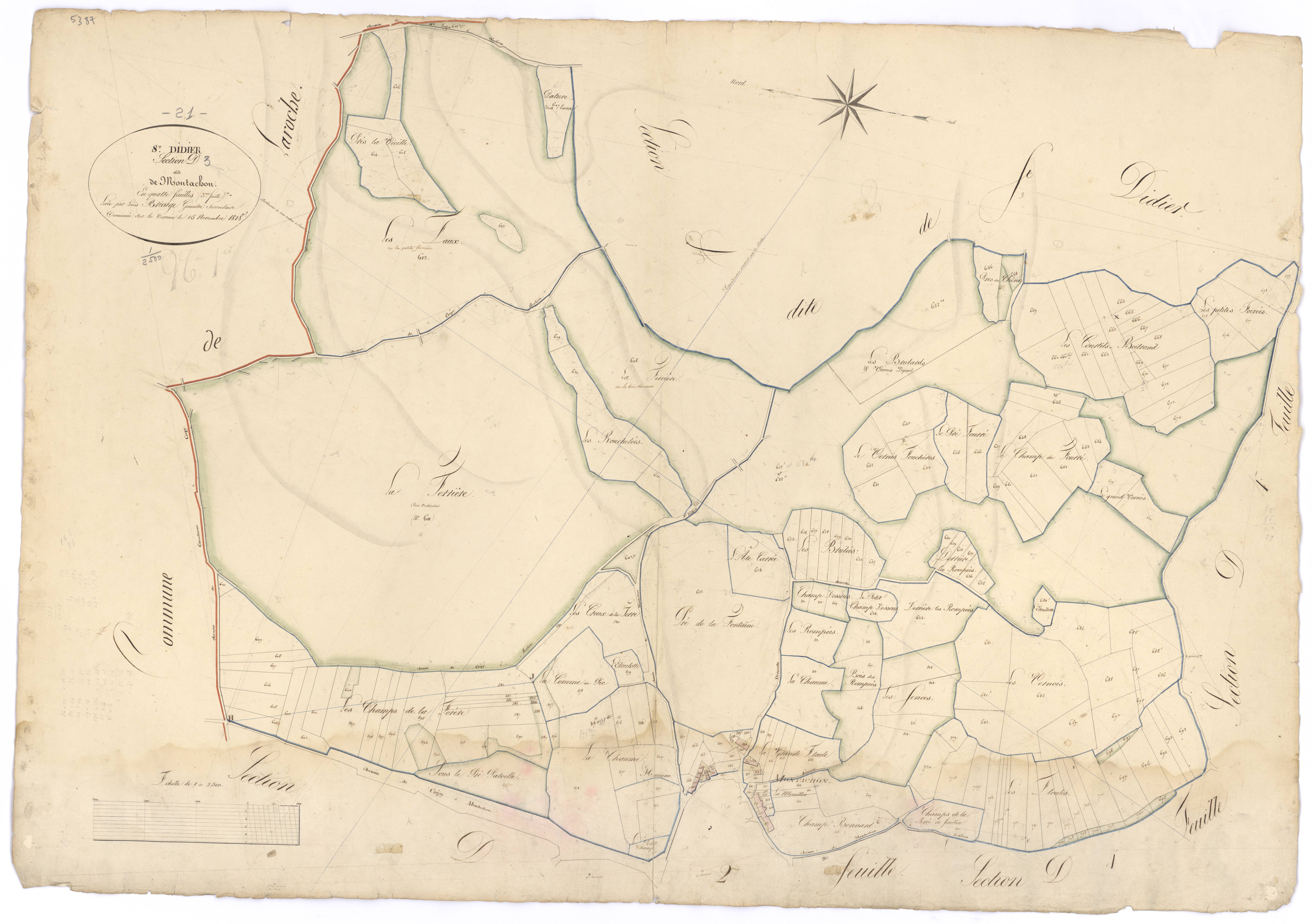 Saint-Didier - Section D3 - 3 P PLAN 544/10