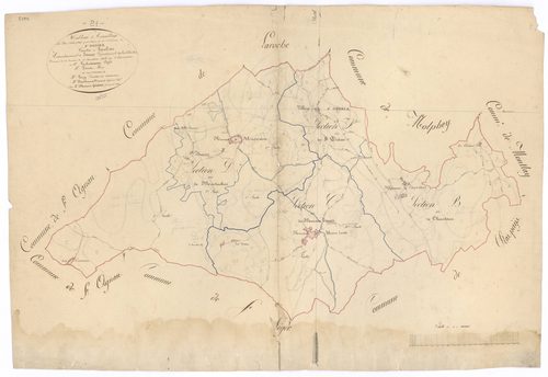 Saint-Didier - Tableau d'assemblage - 3 P PLAN 544/1