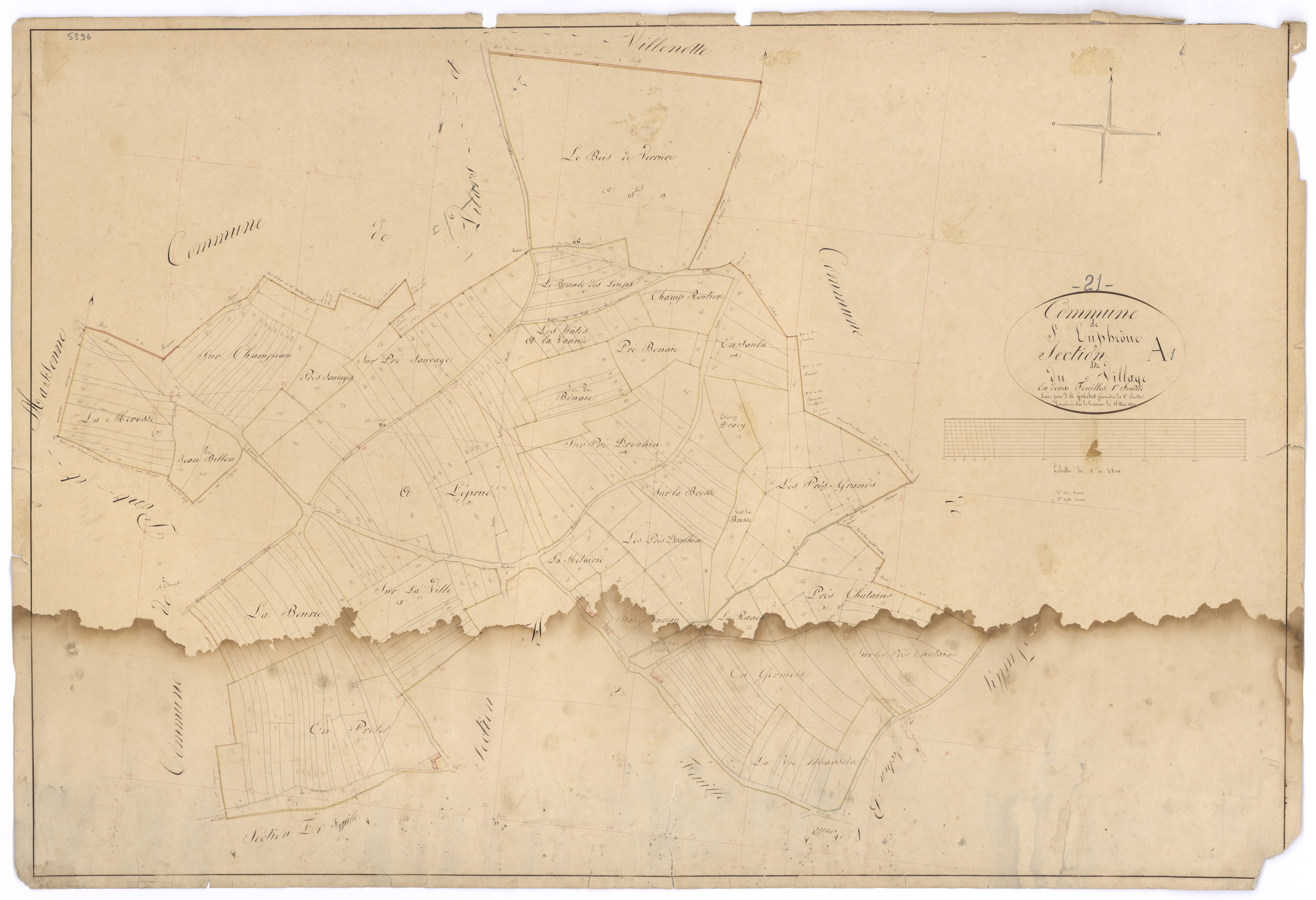 Saint-Euphrône - Section A1 - 3 P PLAN 550/2