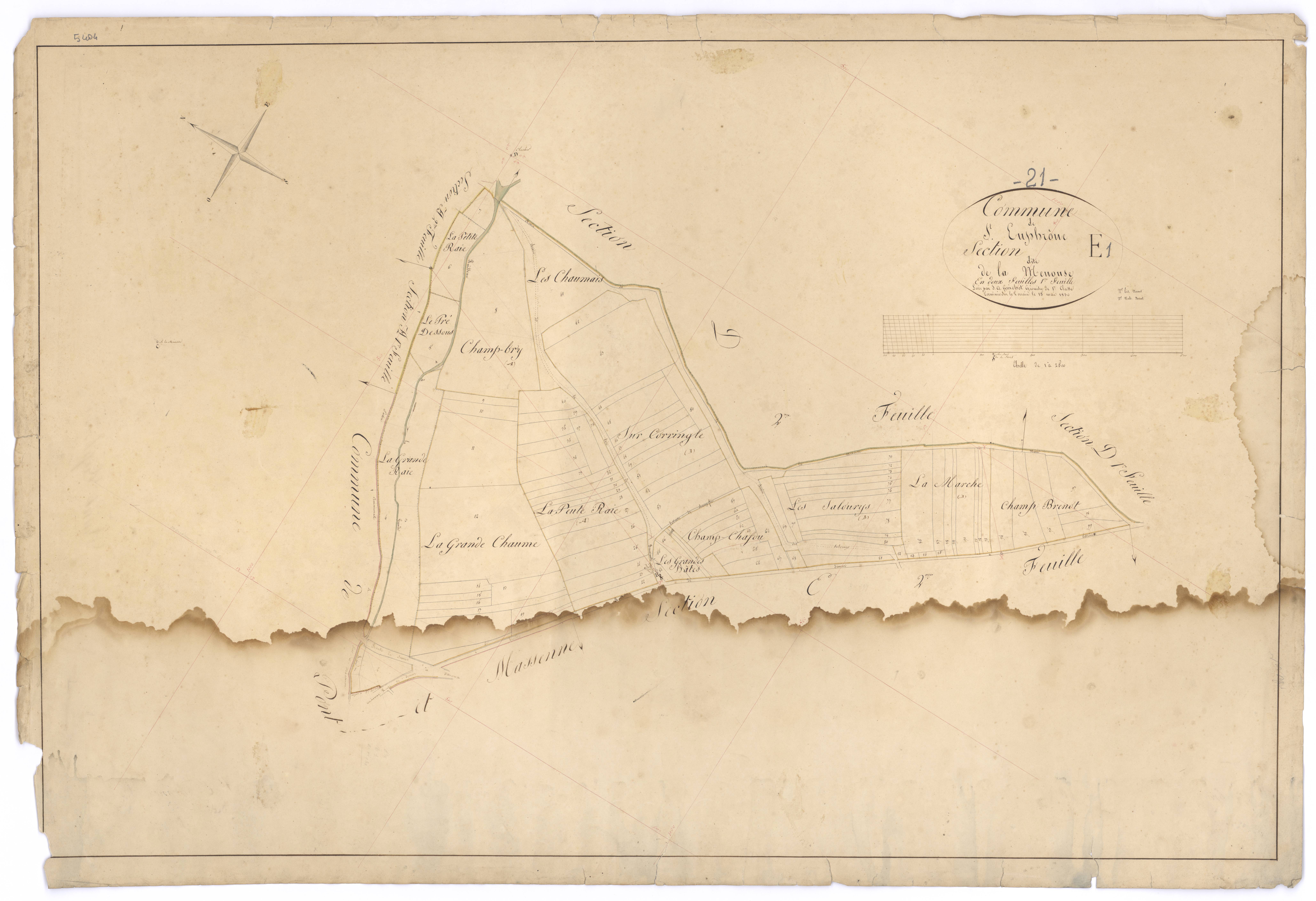 Saint-Euphrône - Section E1 - 3 P PLAN 550/10