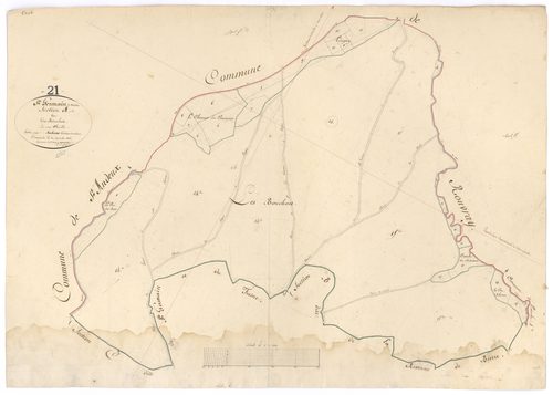 Saint-Germain-de-Modéon - Section A - 3 P PLAN 551/2