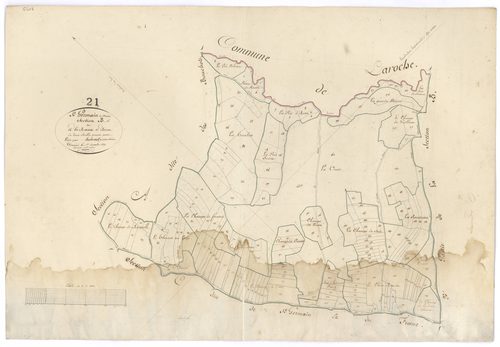 Saint-Germain-de-Modéon - Section B1 - 3 P PLAN 551/3