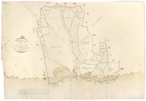Saint-Germain-de-Modéon - Section B2 - 3 P PLAN 551/4