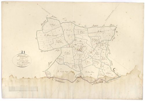 Saint-Germain-de-Modéon - Section C1 - 3 P PLAN 551/5