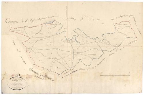 Saint-Germain-de-Modéon - Section F1 - 3 P PLAN 551/9