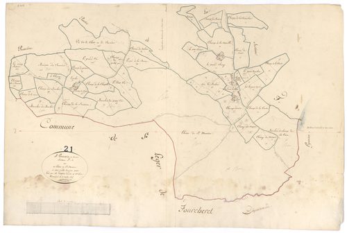 Saint-Germain-de-Modéon - Section F2 - 3 P PLAN 551/10