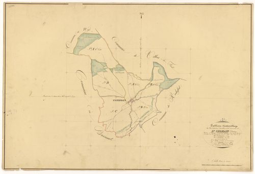 Saint-Germain-le-Rocheux - Tableau d'assemblage - 3 P PLAN 552/1