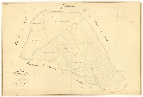 Saint-Germain-le-Rocheux - Section A1 - 3 P PLAN 552/2
