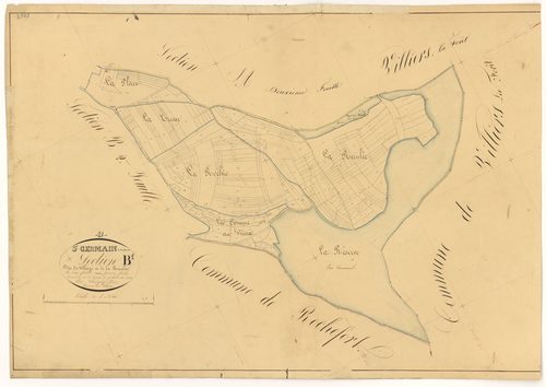 Saint-Germain-le-Rocheux - Section B1 - 3 P PLAN 552/4