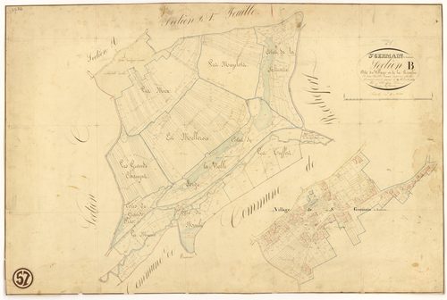 Saint-Germain-le-Rocheux - Section B2 - 3 P PLAN 552/5
