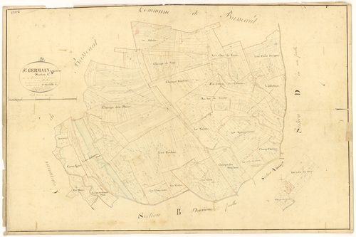 Saint-Germain-le-Rocheux - Section C - 3 P PLAN 552/6