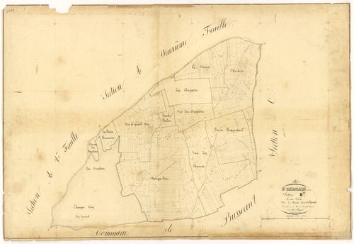 Saint-Germain-le-Rocheux - Section D - 3 P PLAN 552/7