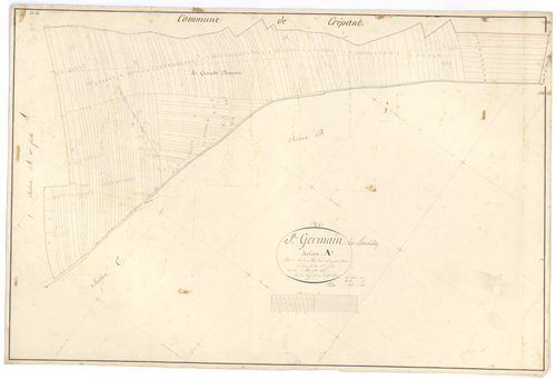 Saint-Germain-lès-Senailly - Section A2 - 3 P PLAN 553/3