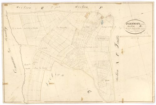 Saint-Germain-lès-Senailly - Section D - 3 P PLAN 553/6