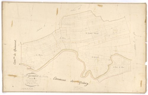 Saint-Germain-lès-Senailly - Section E1 - 3 P PLAN 553/7