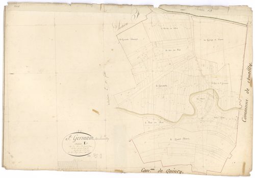 Saint-Germain-lès-Senailly - Section E2 - 3 P PLAN 553/8