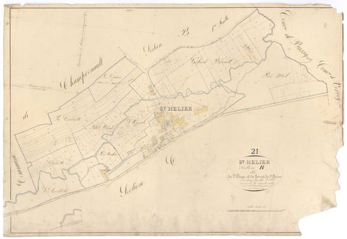 Saint-Hélier - Section B2 - 3 P PLAN 555/4