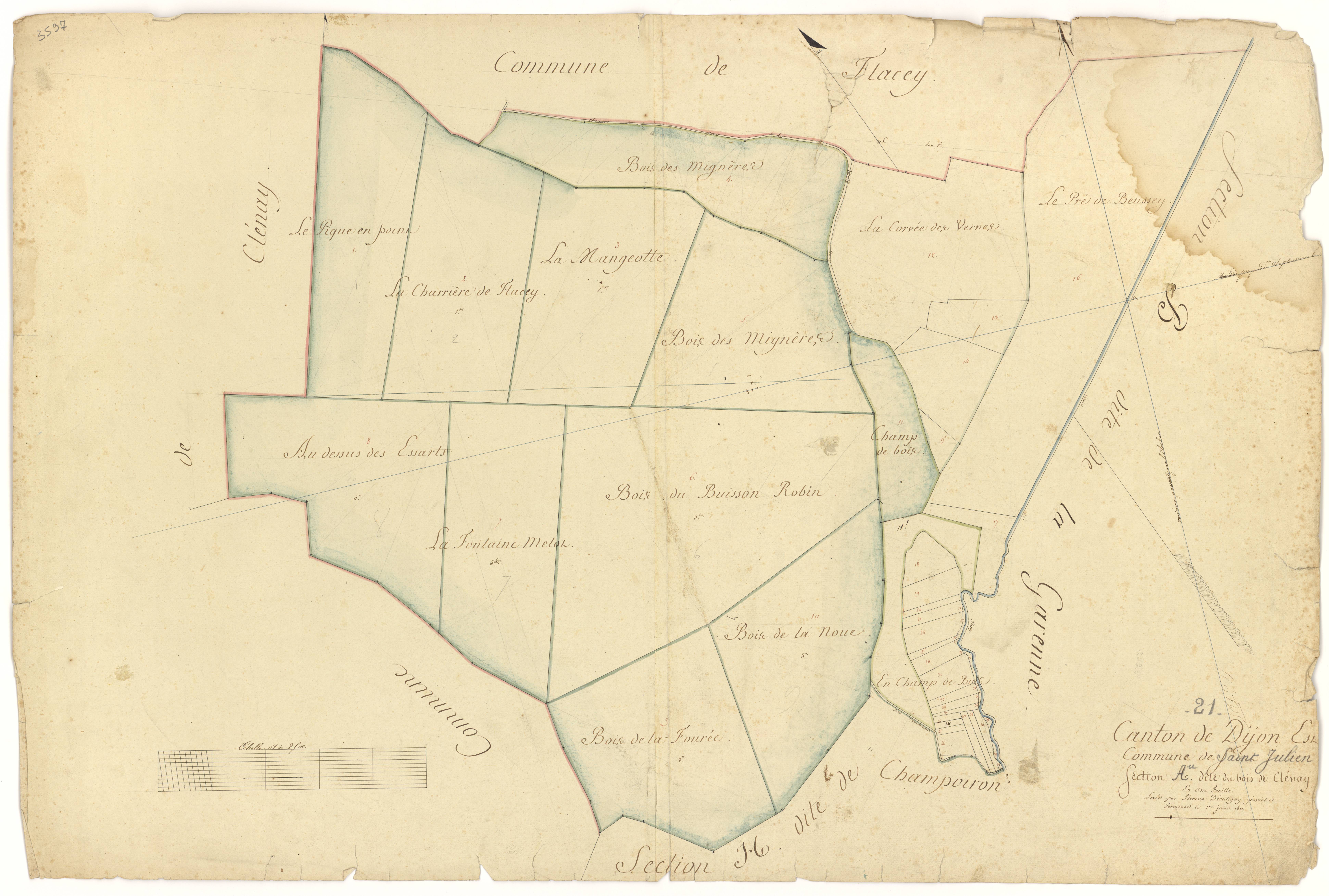 Saint-Julien - Section A - 3 P PLAN 558/2