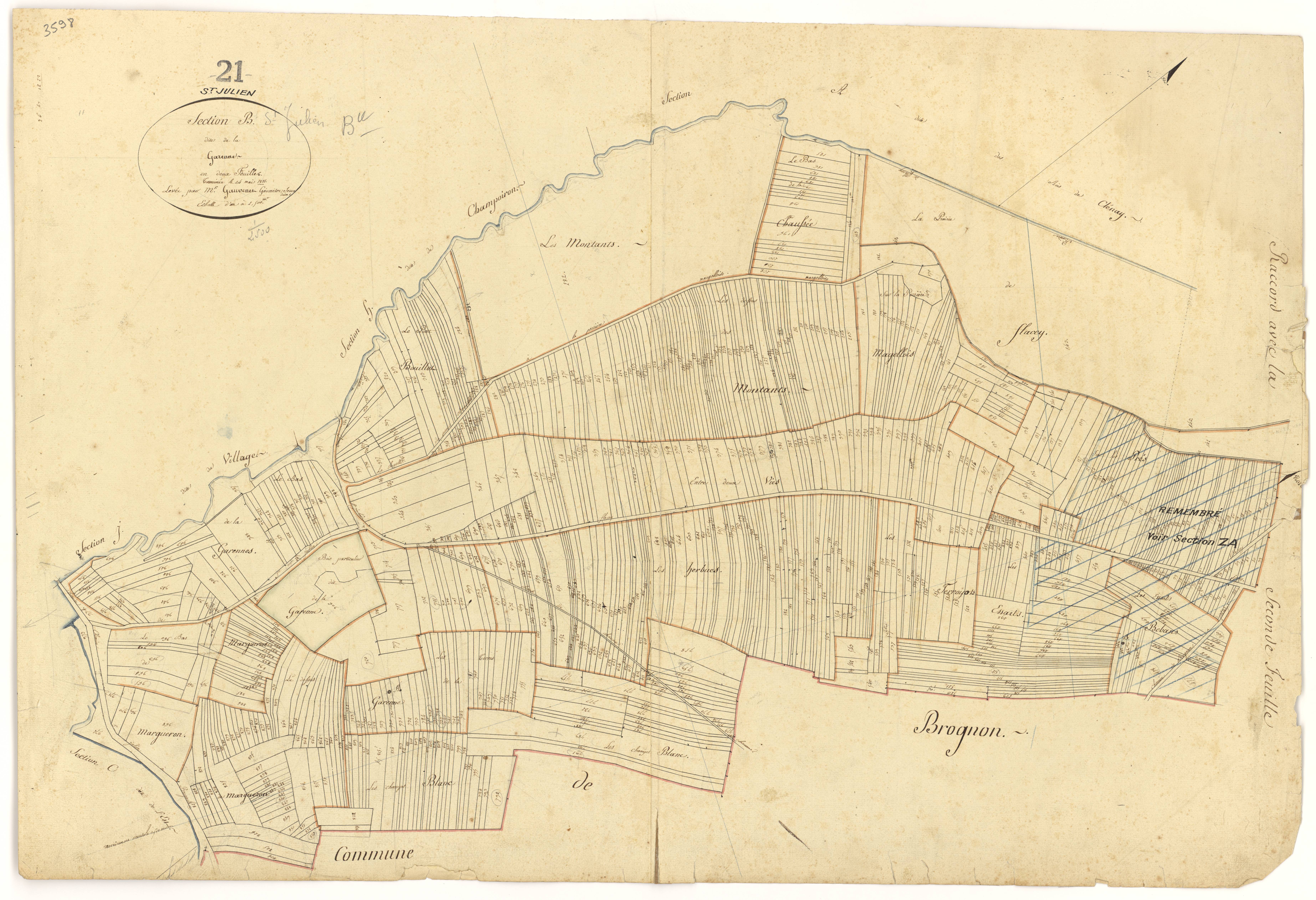 Saint-Julien - Section B1 - 3 P PLAN 558/3