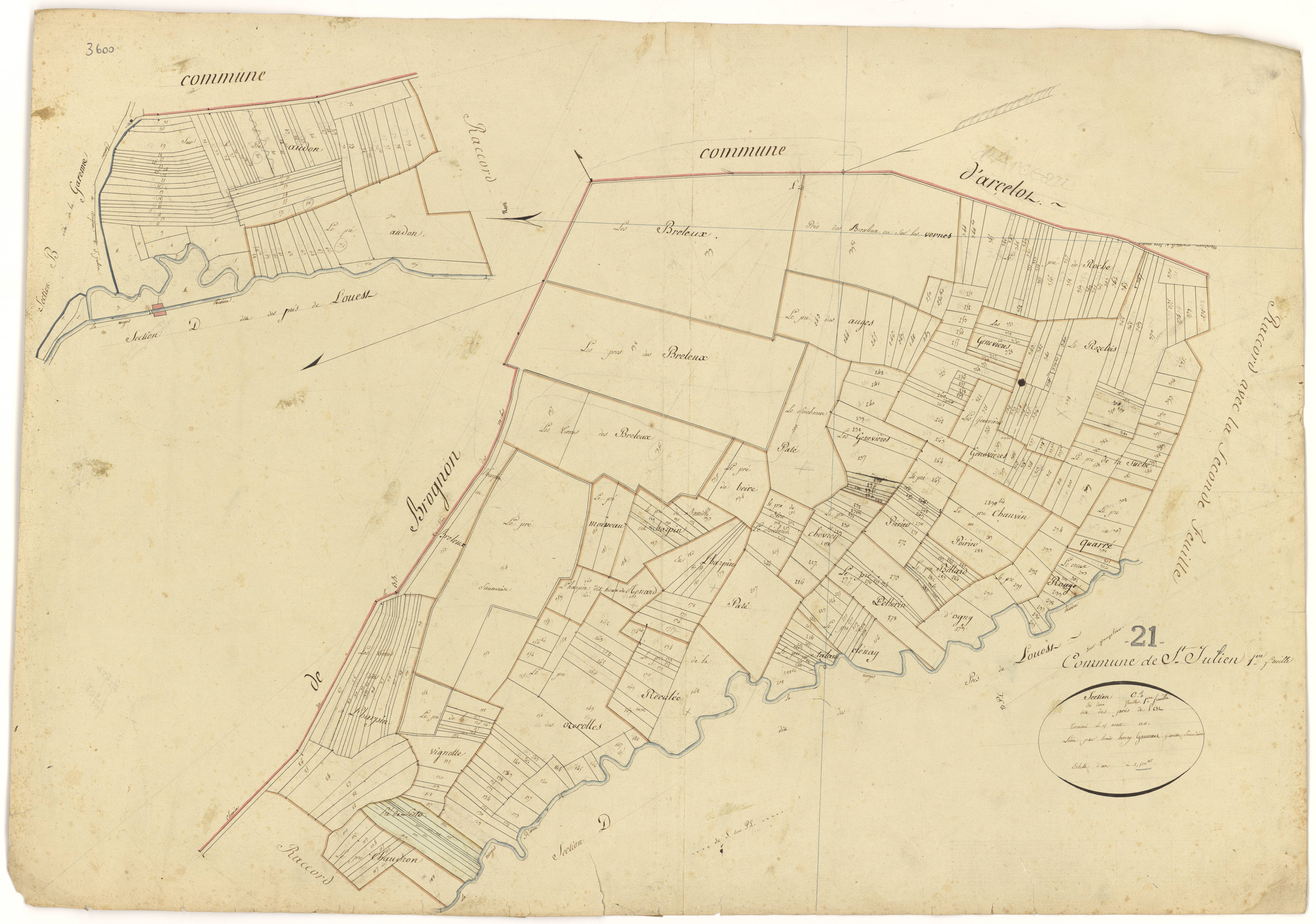 Saint-Julien - Section C1 - 3 P PLAN 558/5