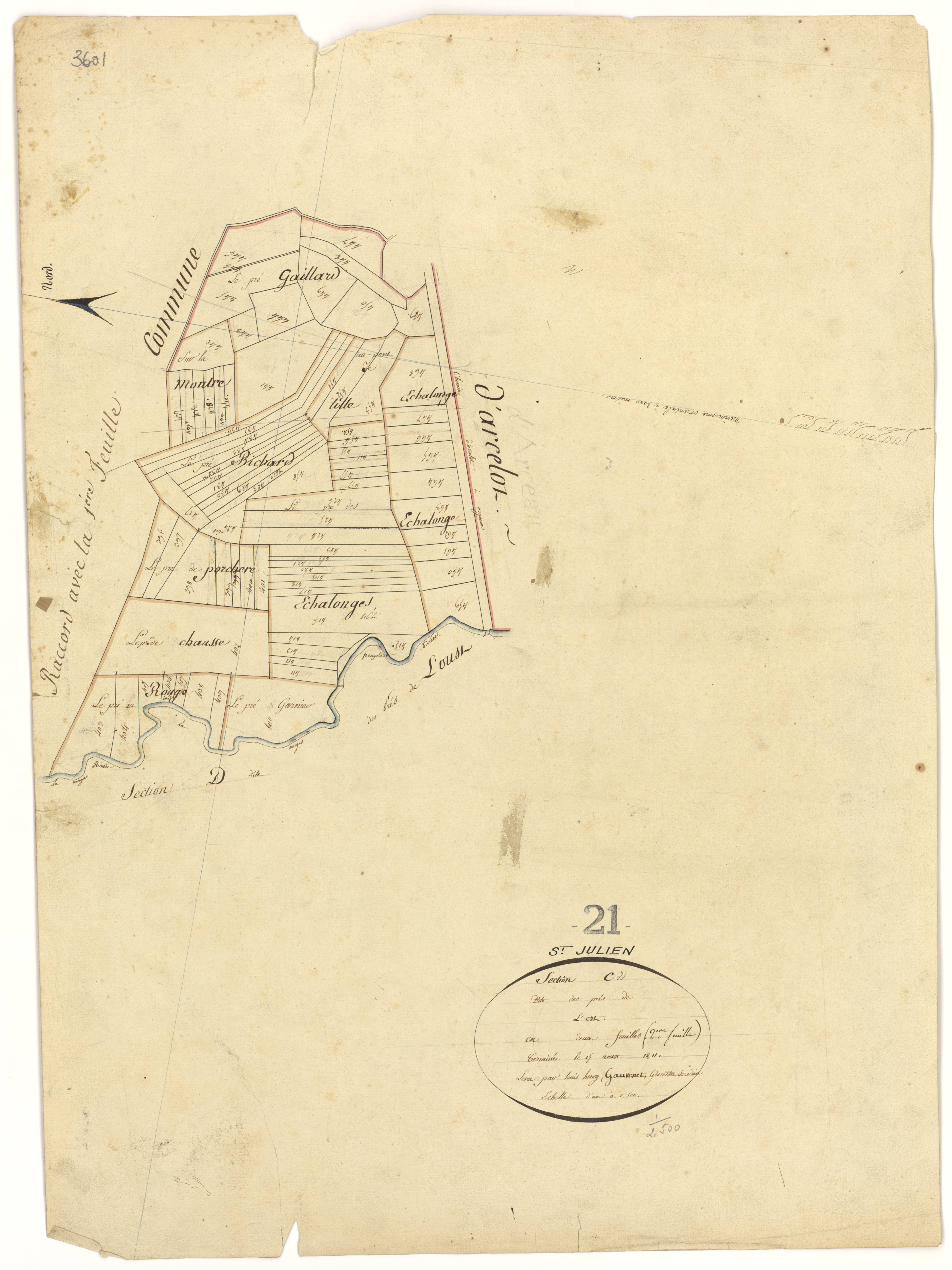 Saint-Julien - Section C2 - 3 P PLAN 558/6