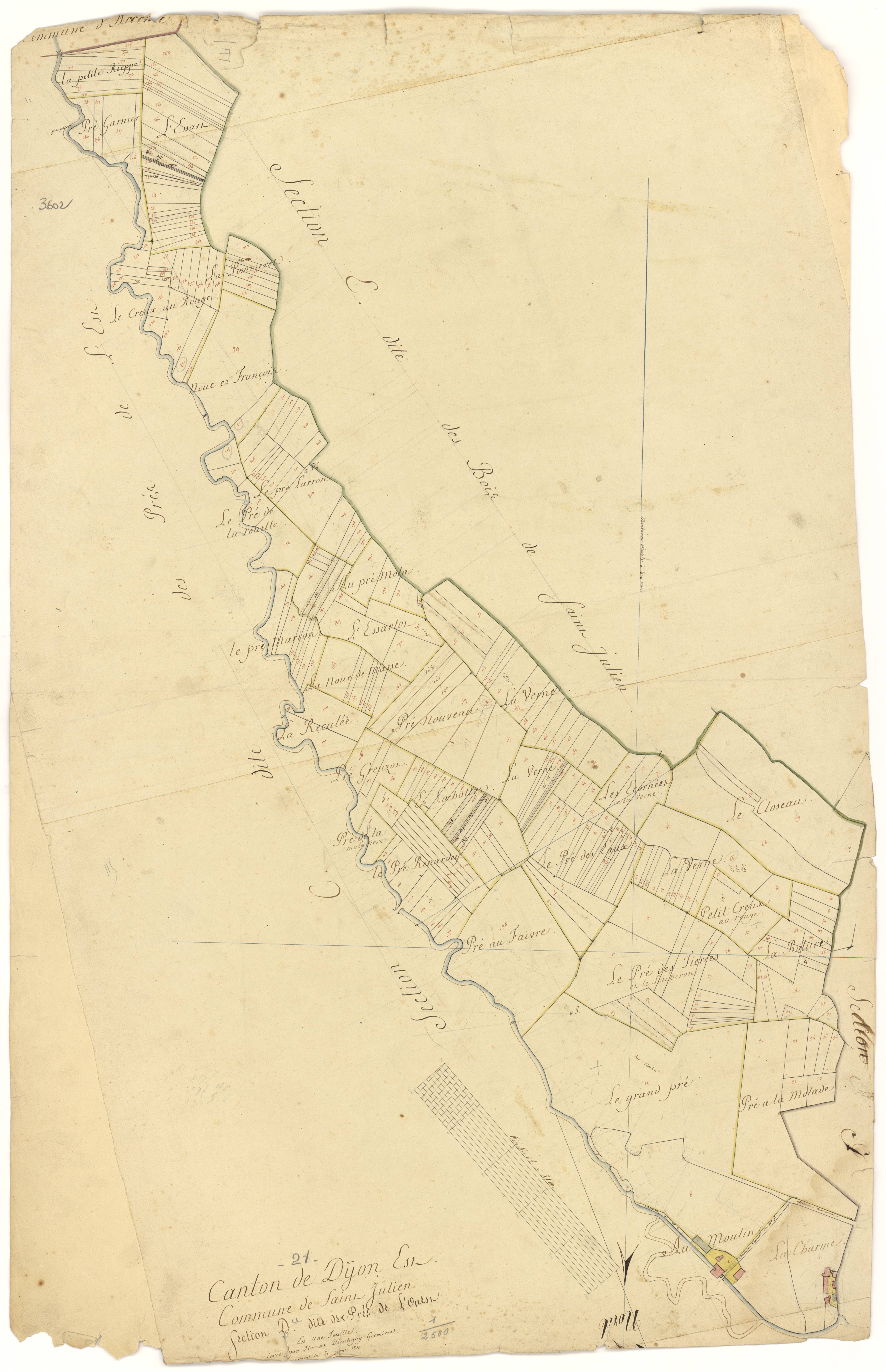 Saint-Julien - Section D - 3 P PLAN 558/7