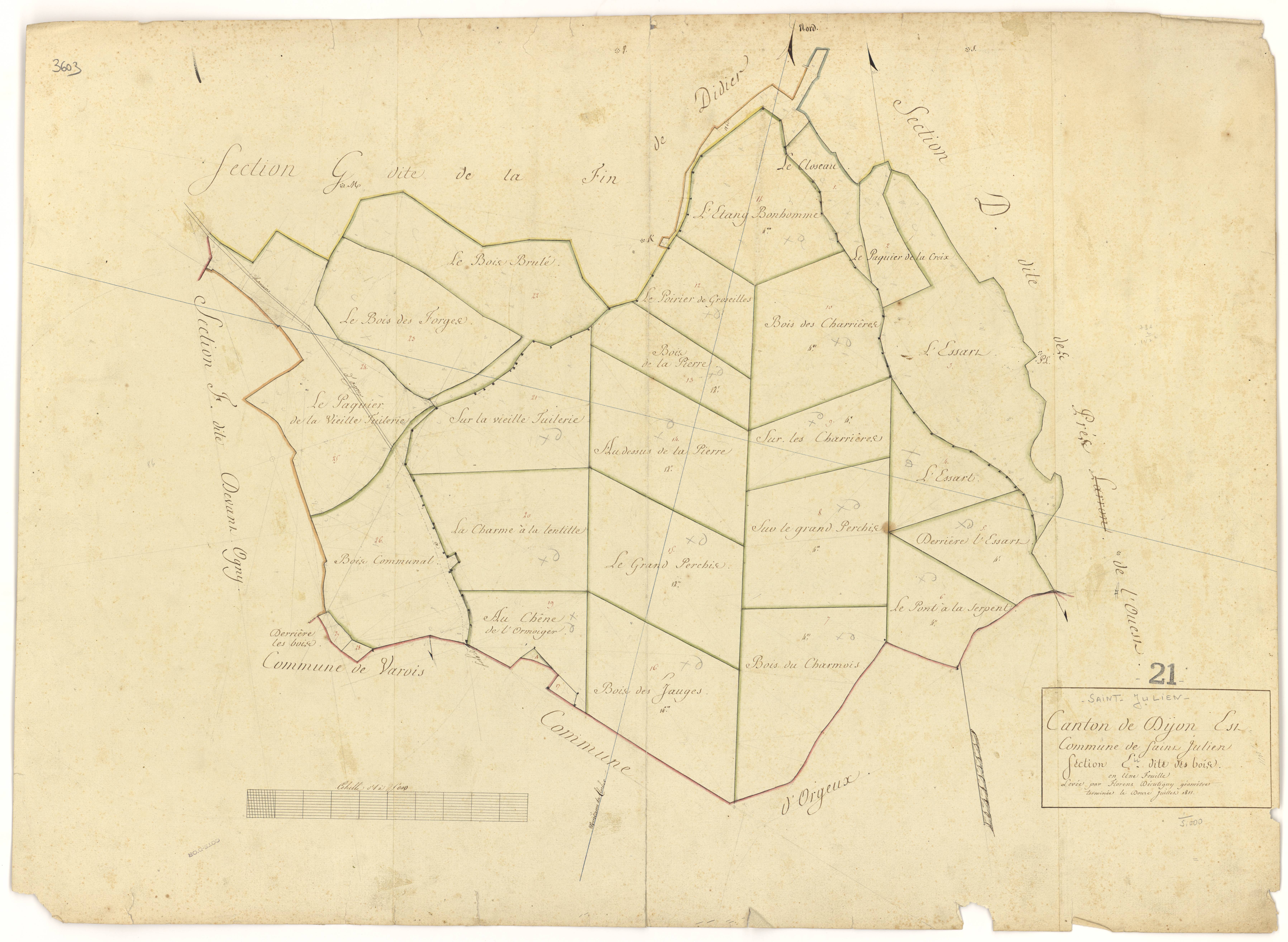 Saint-Julien - Section E - 3 P PLAN 558/8