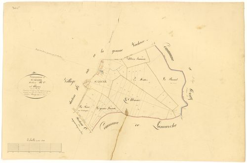 Saint-Léger-Triey - Section C - 3 P PLAN 559/6