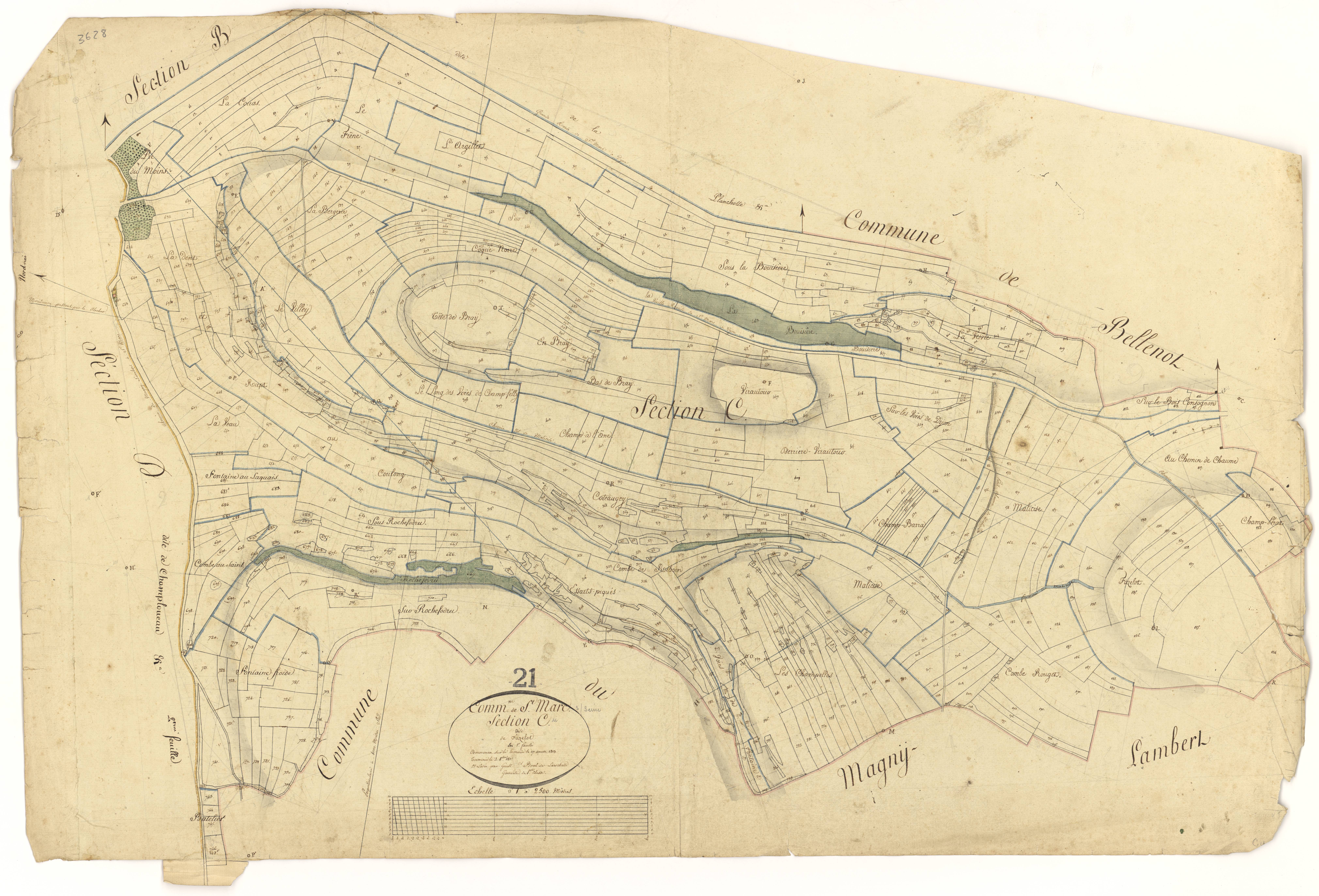 Saint-Marc-sur-Seine - Section C - 3 P PLAN 560/5