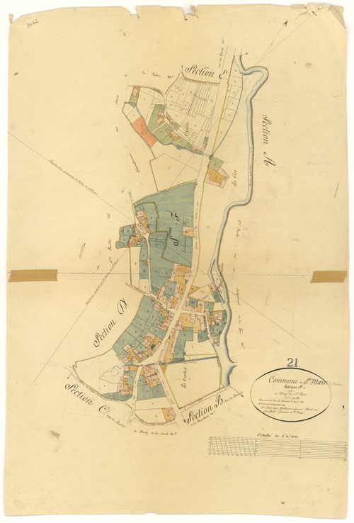Saint-Marc-sur-Seine - Section F - 3 P PLAN 560/9
