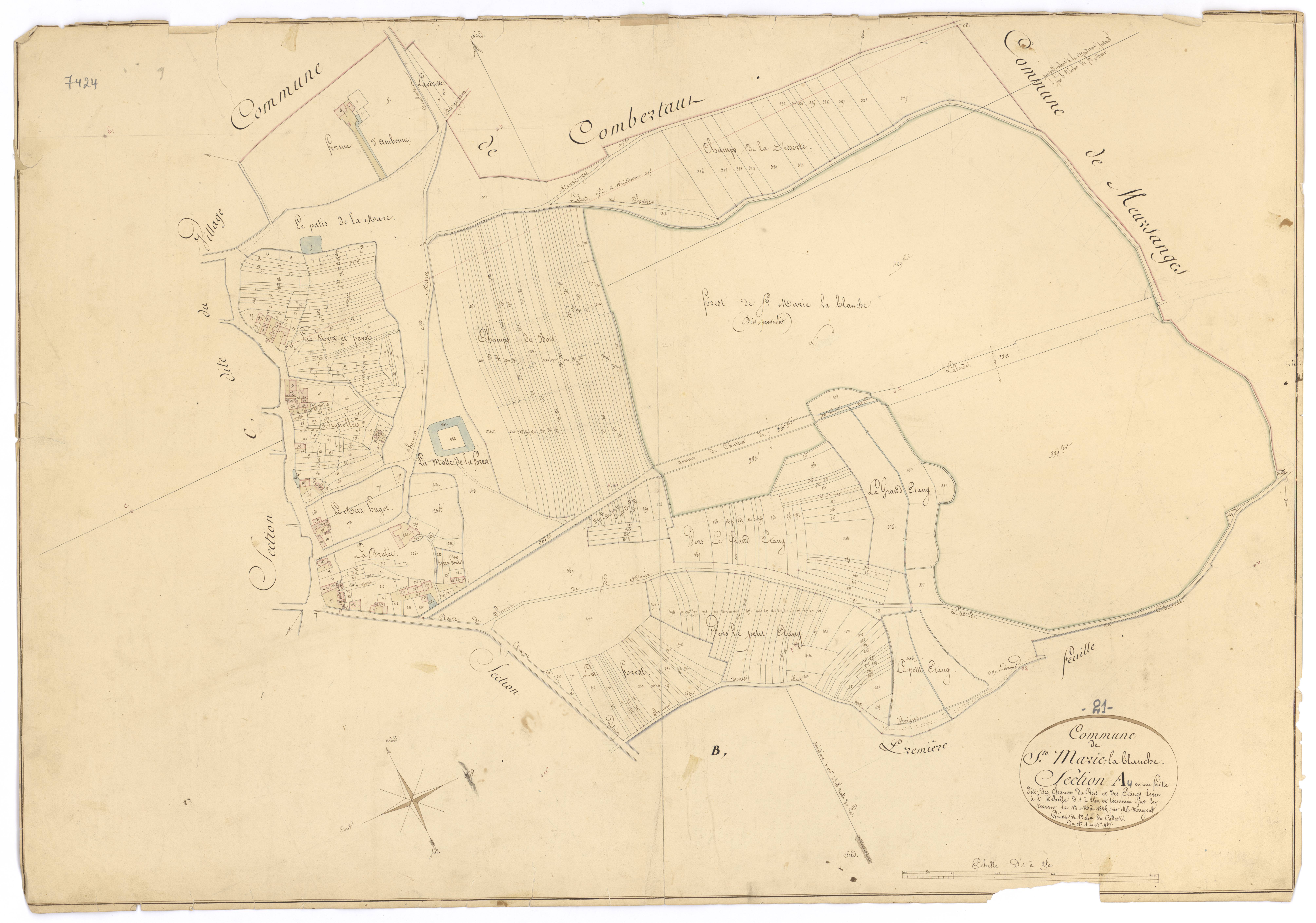 Sainte-Marie-la-Blanche - Section A - 3 P PLAN 547/2