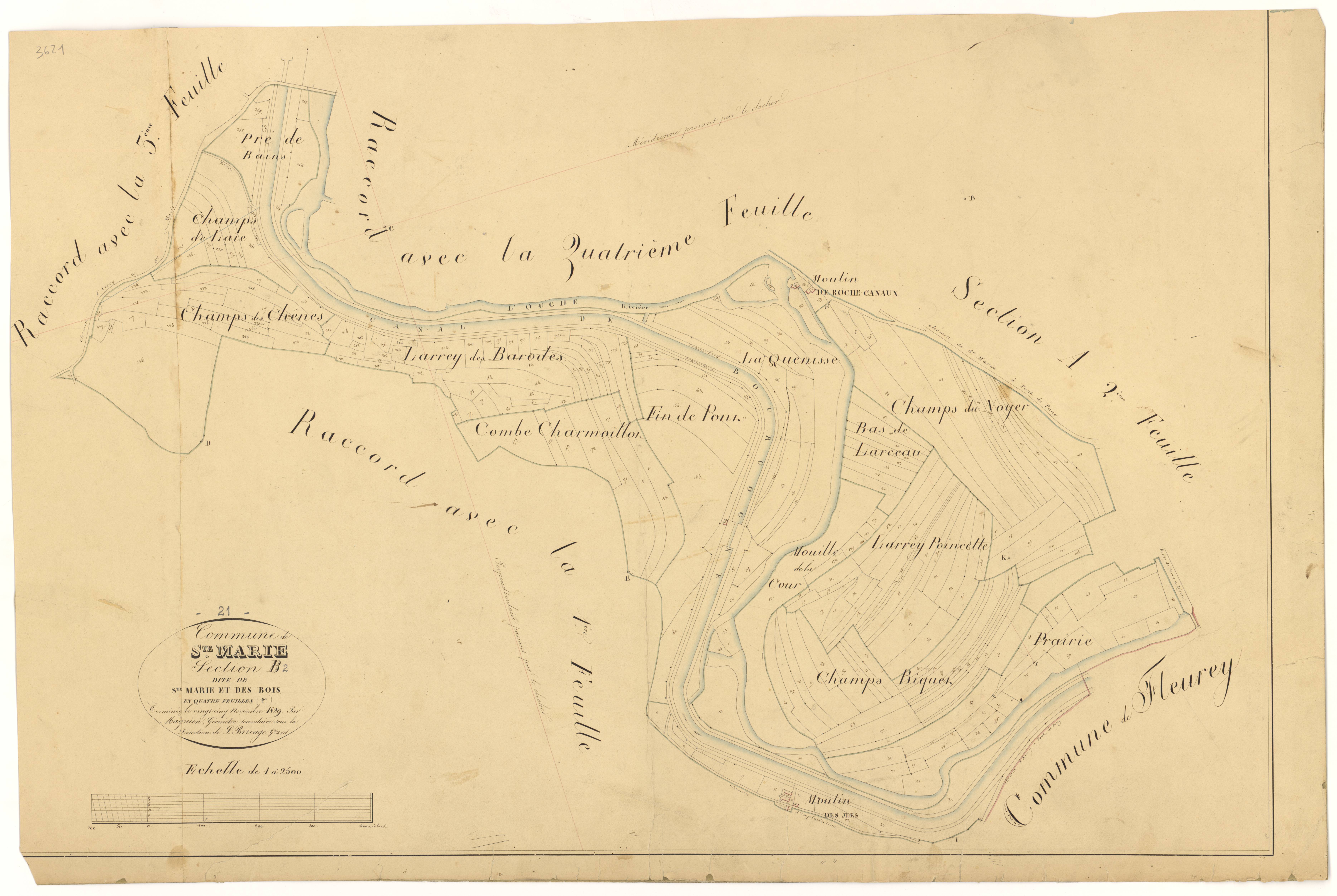 Sainte-Marie-sur-Ouche - Section B2 - 3 P PLAN 548/5