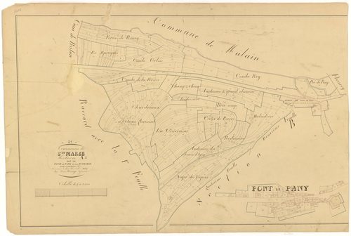 Sainte-Marie-sur-Ouche - Section A2 - 3 P PLAN 548/3