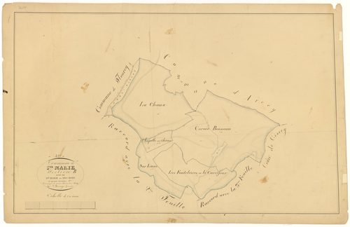 Sainte-Marie-sur-Ouche - Section B1 - 3 P PLAN 548/4