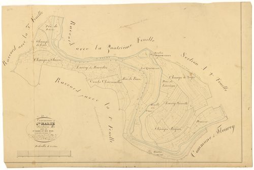 Sainte-Marie-sur-Ouche - Section B2 - 3 P PLAN 548/5